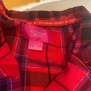 Victoria secrets plaid nightshirt, size s